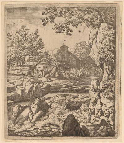 Waterval door Allart van Everdingen