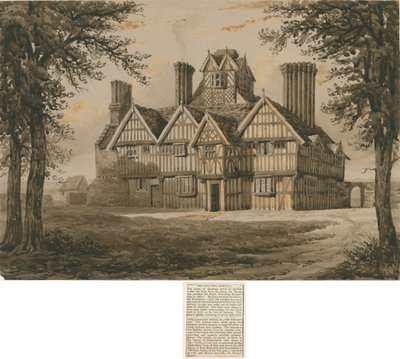 West Bromwich - "The Oaks": gravure door Allen Edward Everitt