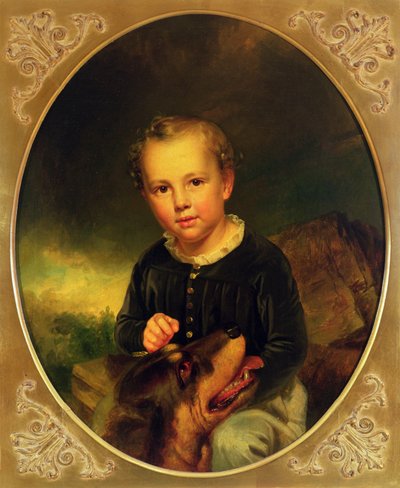Frederick Kinsman Jr. (olieverf op doek) door Allen Smith