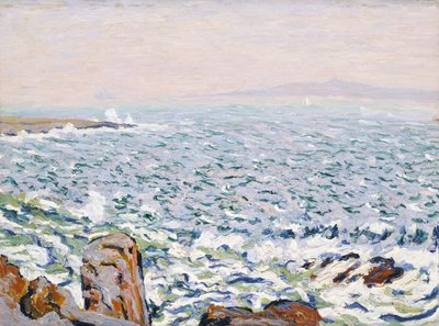 Branding, Cranberry Island, 1913 door Allen Tucker