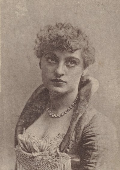 Charlotte Tittell, uit de Actrices-serie N67 ter promotie van Virginia Brights Sigaretten, ca. 1888 door Allen and Ginter