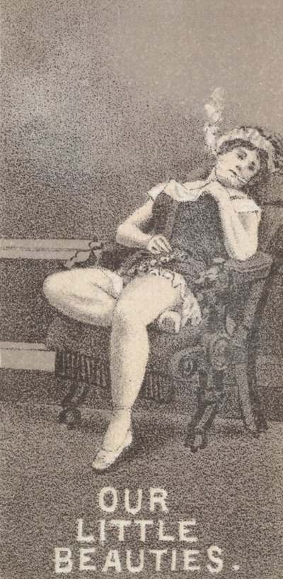 Uit de Actrices serie N57 ter promotie van Our Little Beauties Cigarettes voor Allen & Ginte..., 1890 door Allen and Ginter