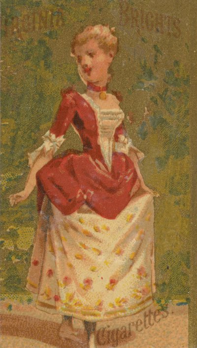 Uit de serie Meisjes en Kinderen N64 ter promotie van Virginia Brights Sigaretten voor Allen &..., 1886 door Allen and Ginter