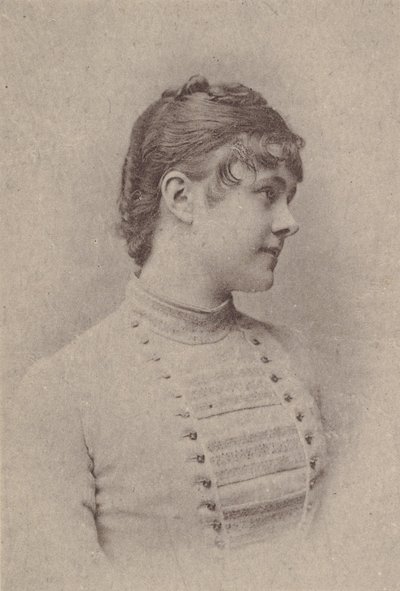 Lili Rupp, uit de serie Actrices N67 ter promotie van Virginia Brights Sigaretten voor A..., ca. 1888 door Allen and Ginter