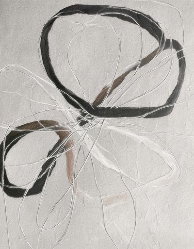 Abstracte kronkelende lijnen door Alma