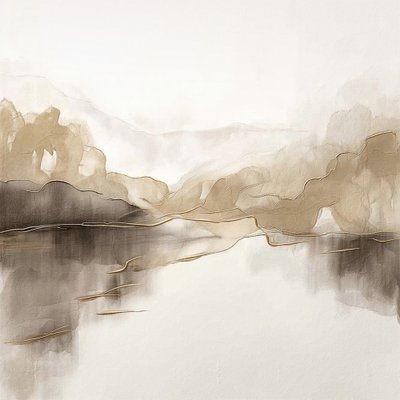 Abstract: Bergweerspiegelingen door Alma