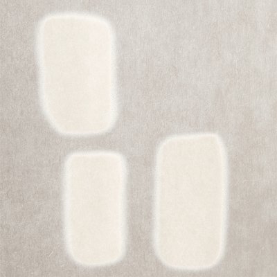 Crèmekleurige vormen met textuur door Alma