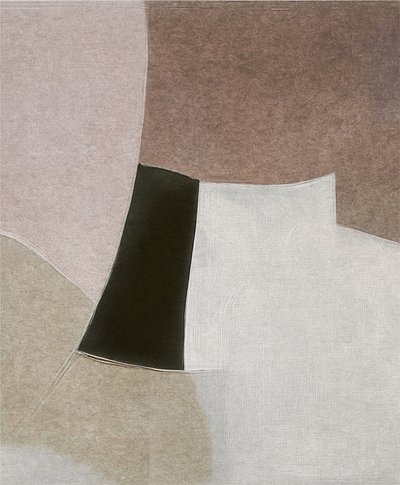 Aardse abstracte vormen door Alma