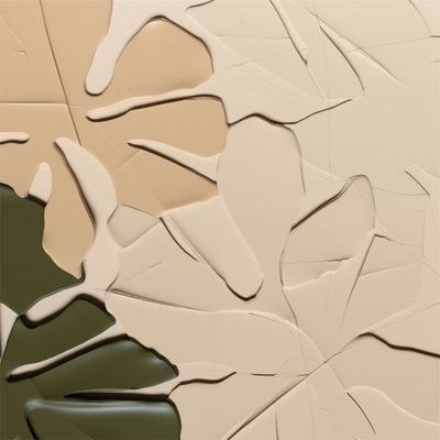 Vloeiende vormen met een zachte textuur door Alma