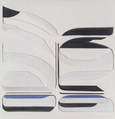 Moderne abstracte vormen door Alma