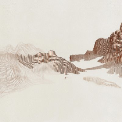 Rustige berglandschappen door Alma