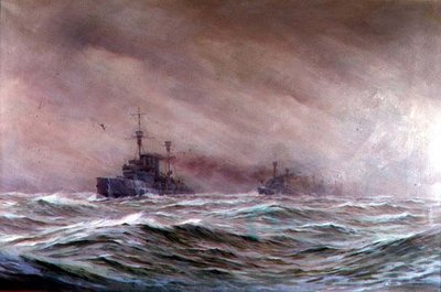 Tweede kruisersquadron, Noordzee 1914-16 door Alma Claude Burlton Cull