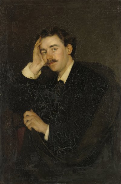 De Schilder Hermann Hartwich door Alois Erdtelt