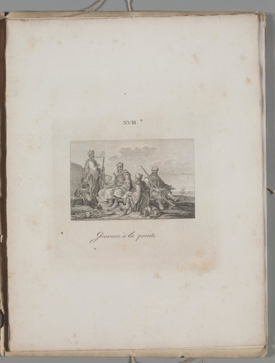 Kunst van de Lithografie: Albanees, Plaat XVIII door Alois Senefelder