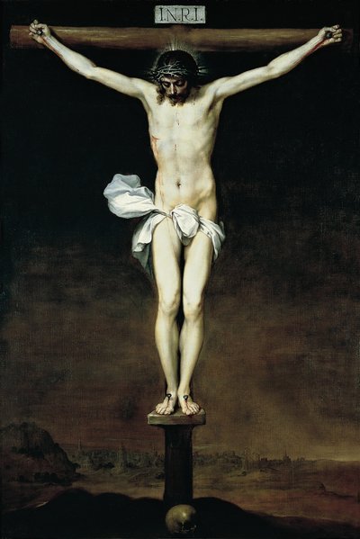 Christus gekruisigd door Alonso Cano