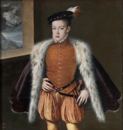 Karel van Oostenrijk, prins van Asturië - Don Carlos, Prins van Asturië door Sanchez Coello, Alonso (1531-1588) door Alonso Sánchez Coello