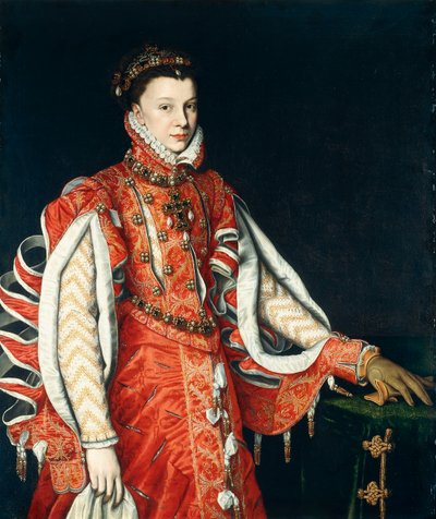 Elisabeth van Valois door Alonso Sánchez Coello