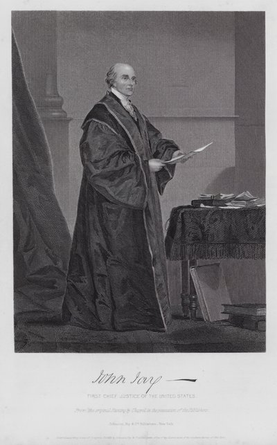 John Jay door Alonzo (after) Chappel