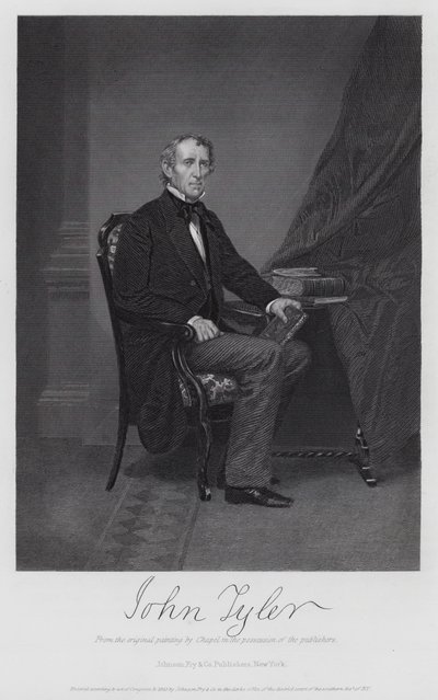 John Tyler door Alonzo (after) Chappel