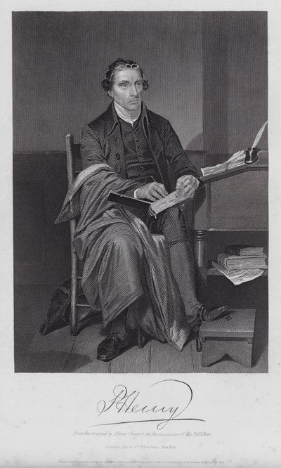 Patrick Henry door Alonzo (after) Chappel