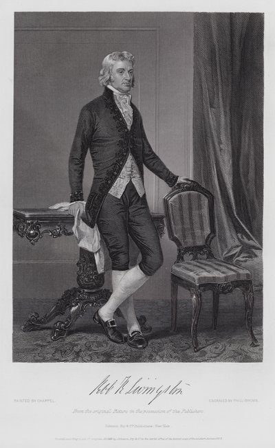 Robert R Livingston door Alonzo (after) Chappel