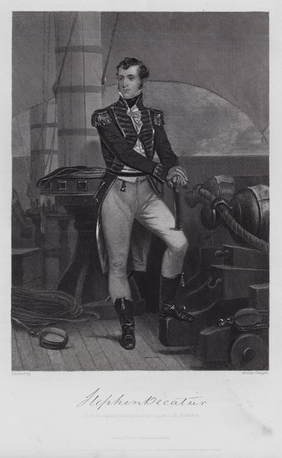 Stephen Decatur door Alonzo (after) Chappel