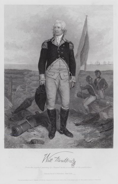 William Moultrie door Alonzo (after) Chappel
