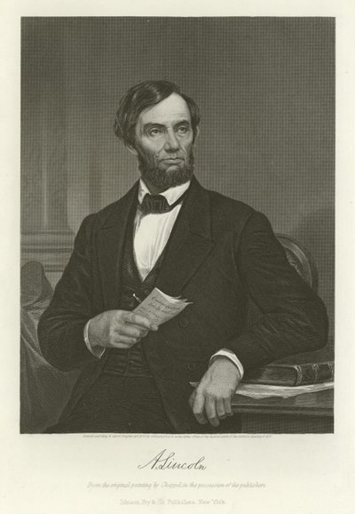 Abraham Lincoln door Alonzo Chappel