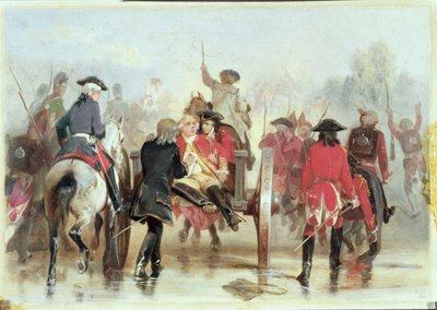 Braddocks Terugtocht op 9 juli 1755 door Alonzo Chappel