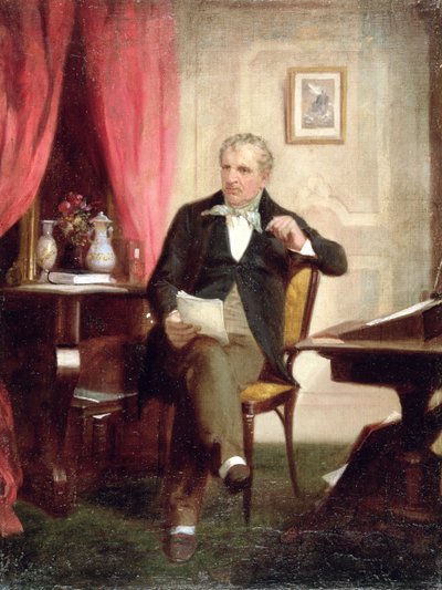 James Fenimore Cooper (1789-1851) (na restauratie) door Alonzo Chappel