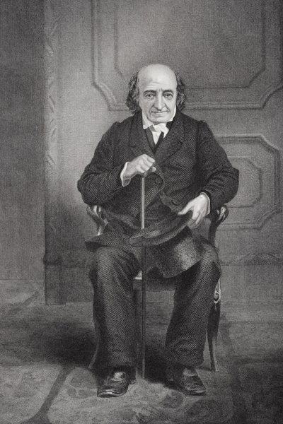 Portret van Albert Gallatin (1761-1849) door Alonzo Chappel