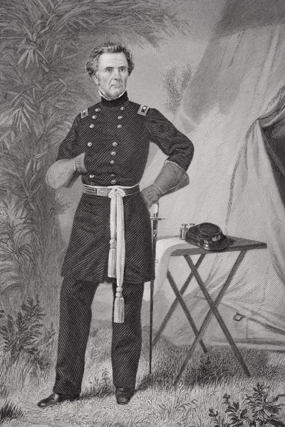 Portret van Ormbsy McKnight Mitchel (1809-62) door Alonzo Chappel