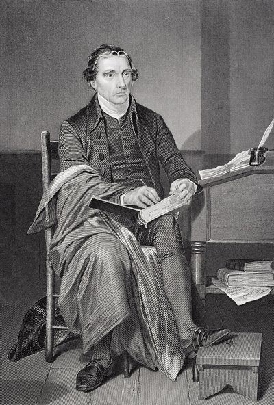 Portret van Patrick Henry door Alonzo Chappel