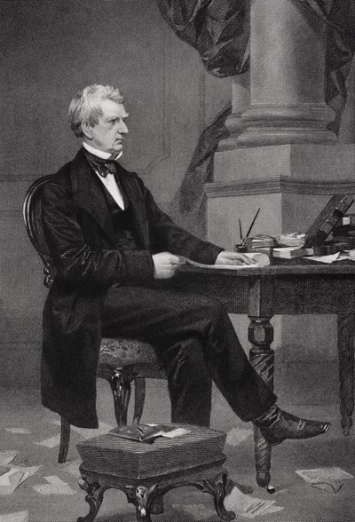 Portret van William Henry Seward (1801-72) door Alonzo Chappel