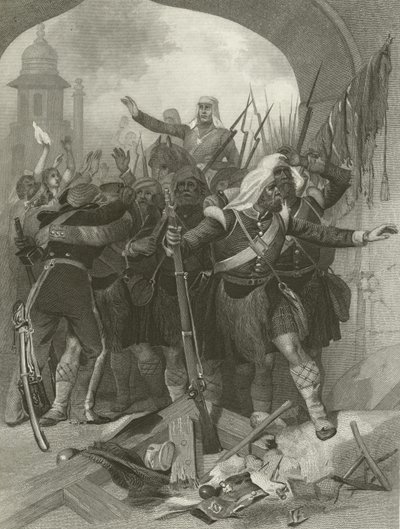 Bevrijding van Lucknow door Sir Henry Havelock, 1857 door Alonzo Chappel