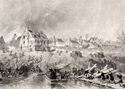 De aanval op Fredericksburg, Virginia, uit 