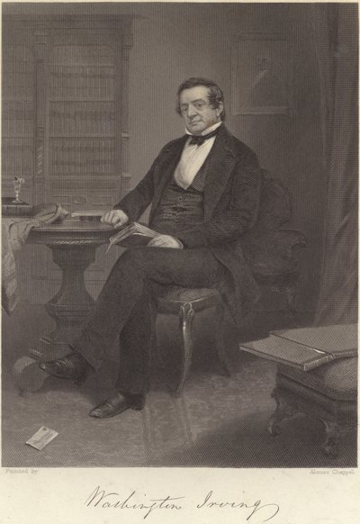 Washington Irving door Alonzo Chappel
