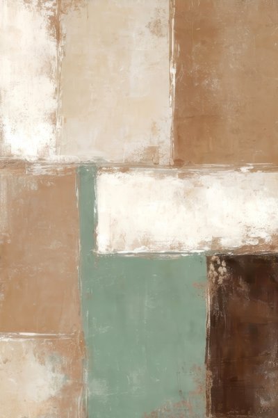 Aardse abstracte blokken door Alpenglow Workshop