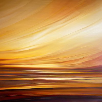 Gouden Horizon-golven door Alpenglow Workshop