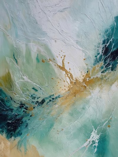 Golden Ocean Splash door Alpenglow Workshop