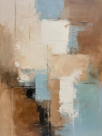 Rustige abstracte blokken door Alpenglow Workshop