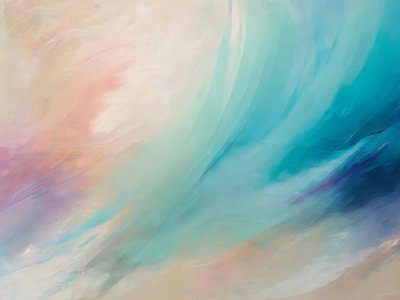 Rustige abstracte stroming door Alpenglow Workshop