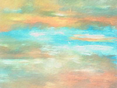 Levendige horizon – abstract door Alpenglow Workshop
