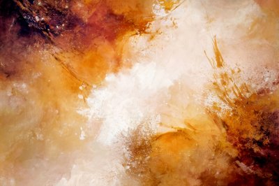 Warme abstracte stroming door Alpenglow Workshop