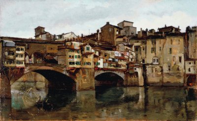 Ponte Vecchio in Florence door Alphons Hollaender