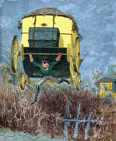 De verrassende avonturen van Baron Munchausen door Rudolf Erich Raspe door Alphonse Adolphe Bichard