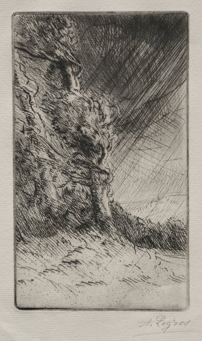Een Windvlaag door Alphonse Legros