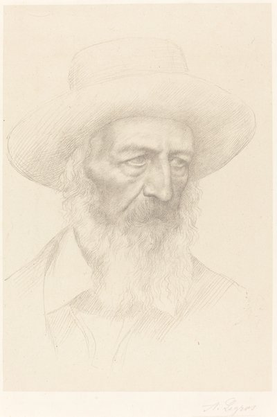 Alfred, Lord Tennyson door Alphonse Legros