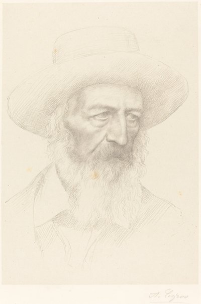 Alfred, Lord Tennyson door Alphonse Legros