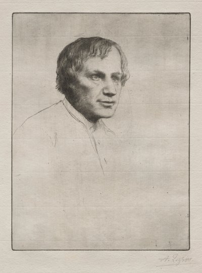 Alfred Stevens door Alphonse Legros